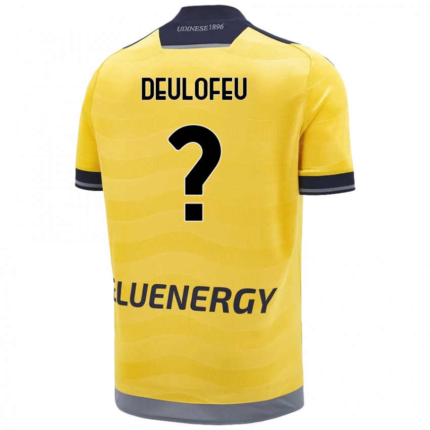 Dětské Gerard Deulofeu #0 Zlatý Daleko Hráčské Dresy 2024/25 Dres