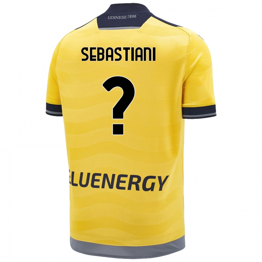 Dětské Josè Alberto Sebastiani #0 Zlatý Daleko Hráčské Dresy 2024/25 Dres