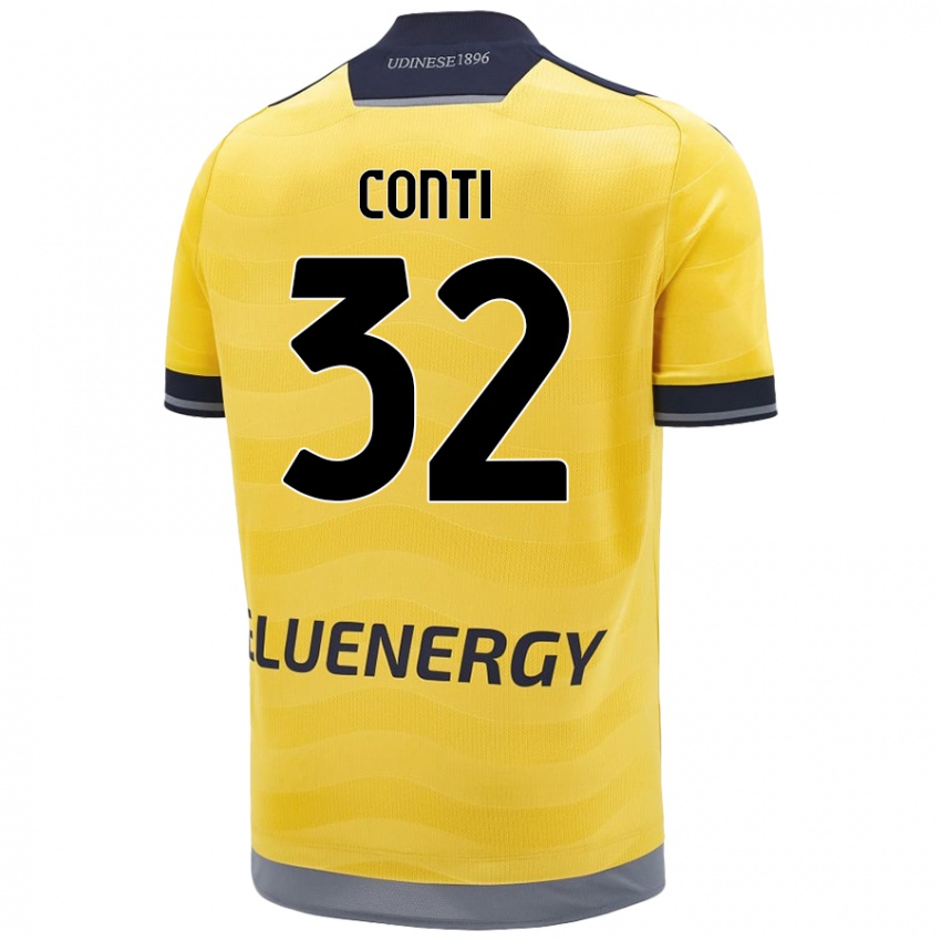 Dětské Manuel Conti #32 Zlatý Daleko Hráčské Dresy 2024/25 Dres