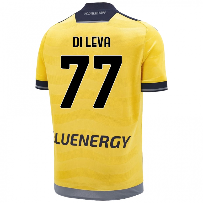 Dětské Vincenzo Di Leva #77 Zlatý Daleko Hráčské Dresy 2024/25 Dres