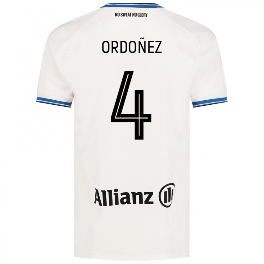 Dětské Joel Ordóñez #4 Bílý Daleko Hráčské Dresy 2024/25 Dres