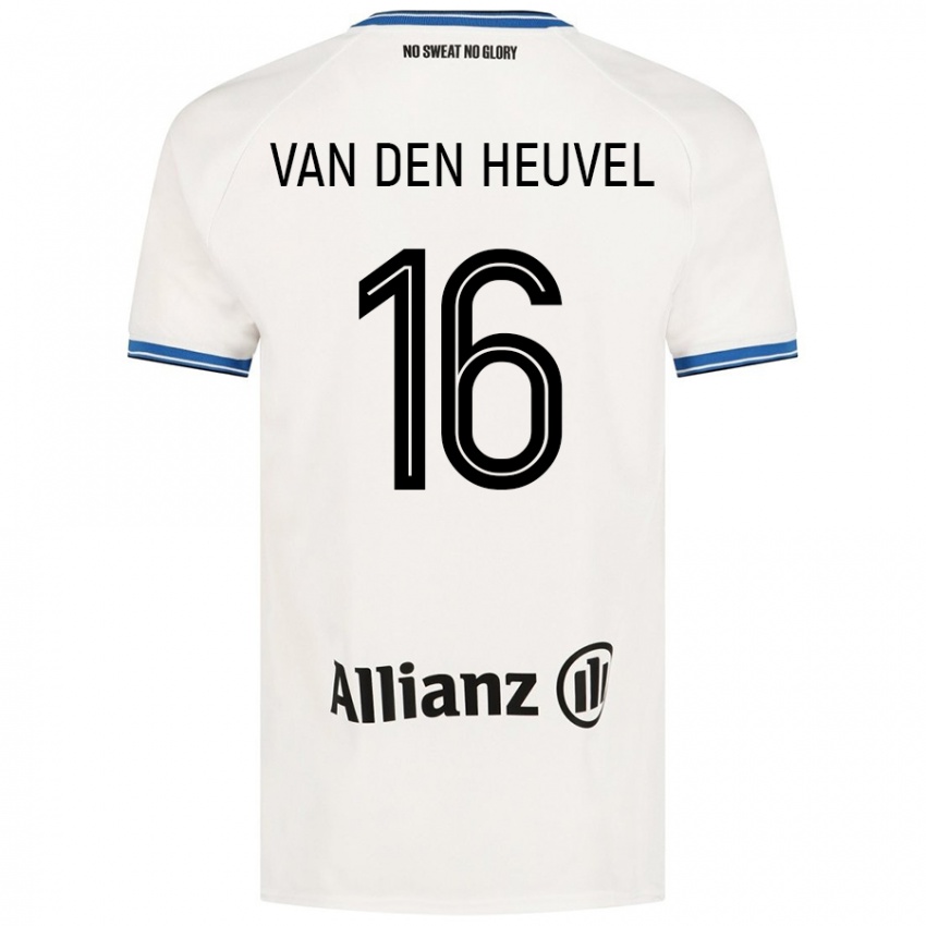 Dětské Dani Van Den Heuvel #16 Bílý Daleko Hráčské Dresy 2024/25 Dres