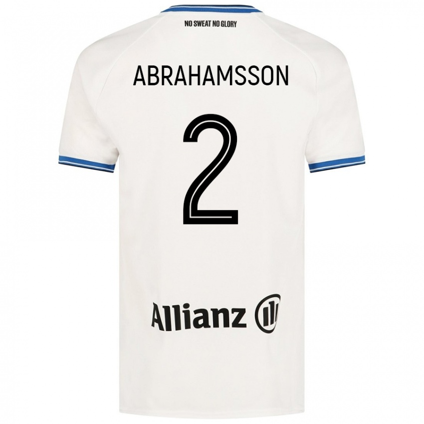 Dětské Sejde Abrahamsson #2 Bílý Daleko Hráčské Dresy 2024/25 Dres