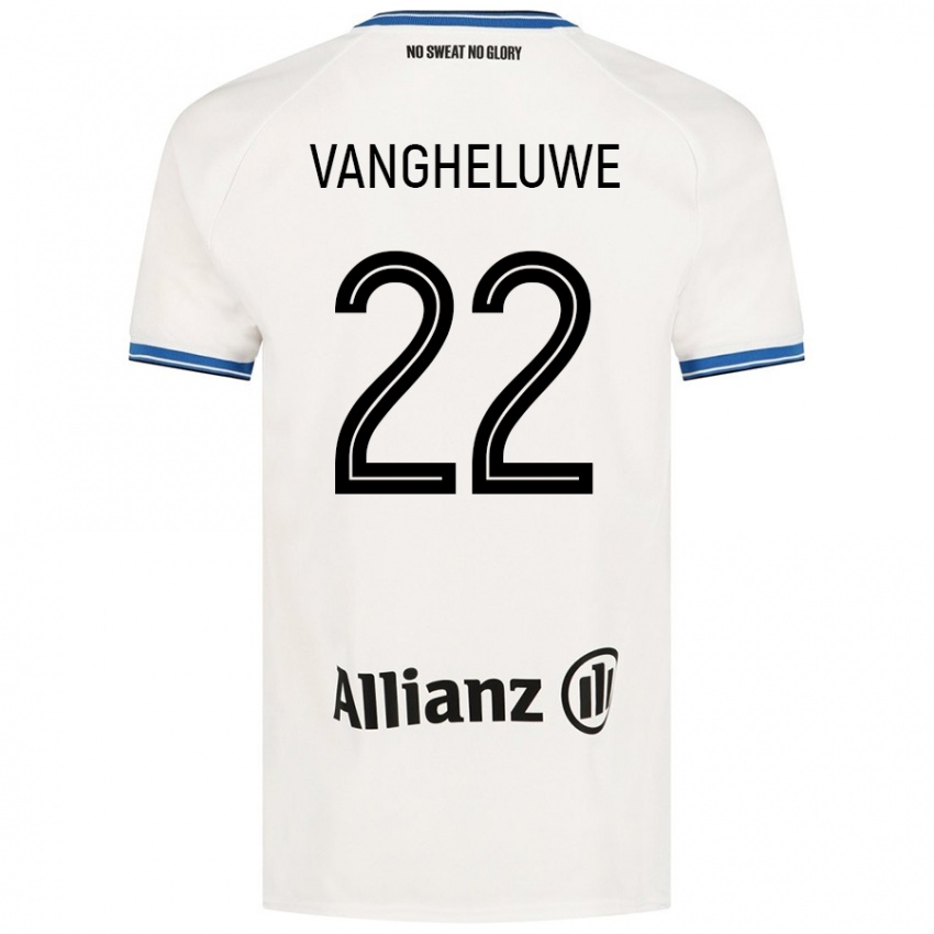 Dětské Jody Vangheluwe #22 Bílý Daleko Hráčské Dresy 2024/25 Dres