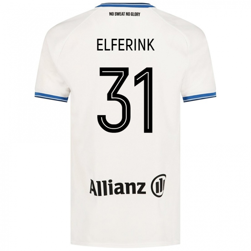 Dětské Marie Elferink #31 Bílý Daleko Hráčské Dresy 2024/25 Dres