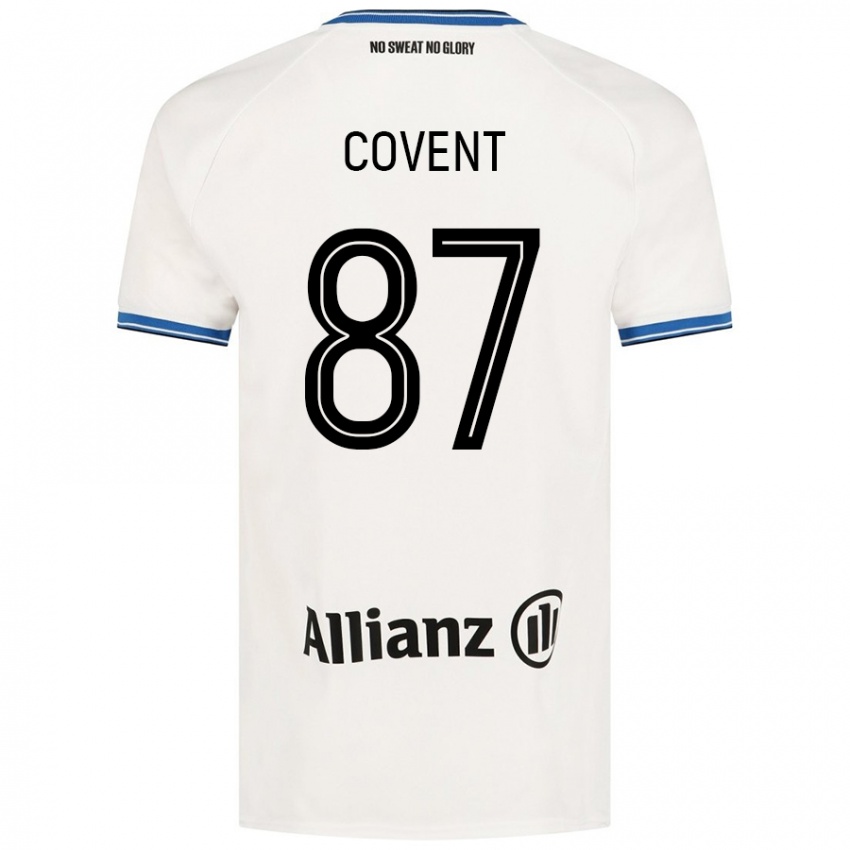 Dětské Jorijn Covent #87 Bílý Daleko Hráčské Dresy 2024/25 Dres