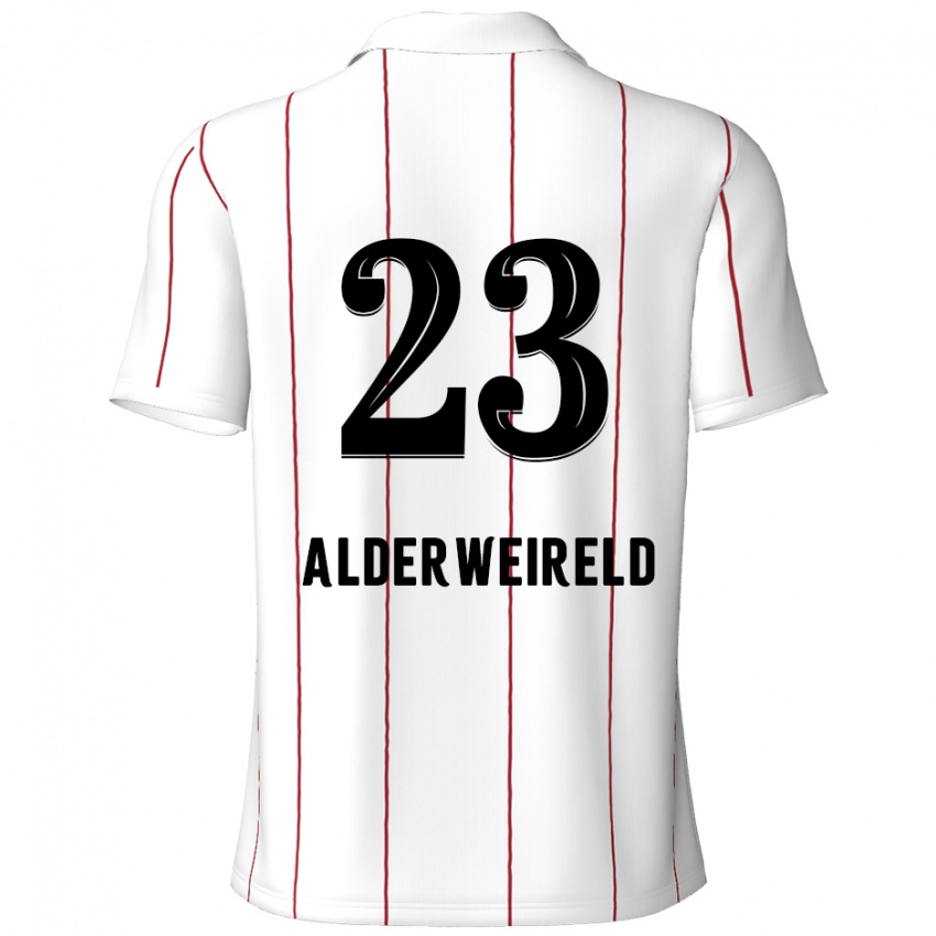 Dětské Toby Alderweireld #23 Bílá Černá Daleko Hráčské Dresy 2024/25 Dres