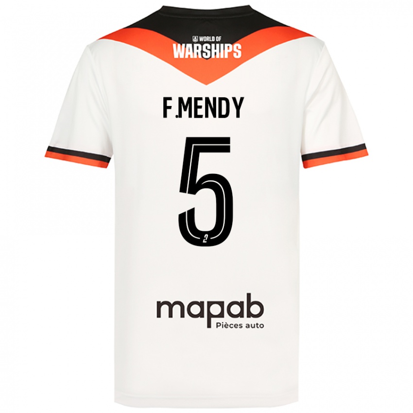 Dětské Formose Mendy #5 Bílý Daleko Hráčské Dresy 2024/25 Dres