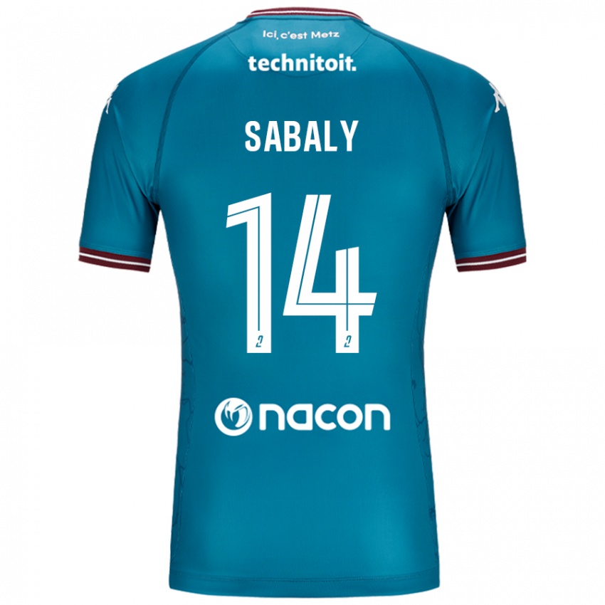 Dětské Cheikh Sabaly #14 Modrý Benzín Daleko Hráčské Dresy 2024/25 Dres