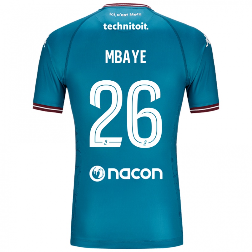 Dětské Malick Mbaye #26 Modrý Benzín Daleko Hráčské Dresy 2024/25 Dres