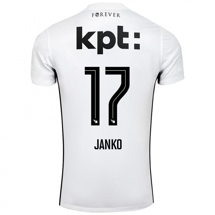 Dětské Saidy Janko #17 Bílá Černá Daleko Hráčské Dresy 2024/25 Dres