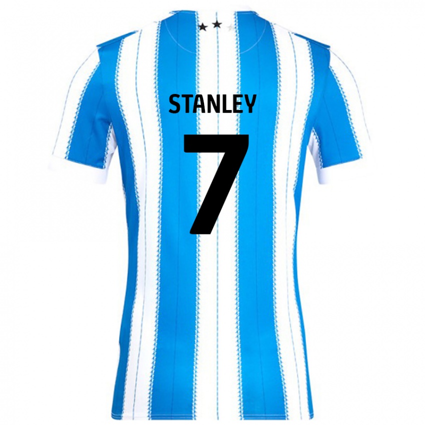 Pánské Katie Stanley #7 Modrá Bílá Domů Hráčské Dresy 2024/25 Dres