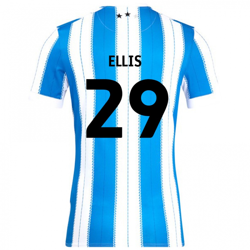 Pánské Molly Ellis #29 Modrá Bílá Domů Hráčské Dresy 2024/25 Dres