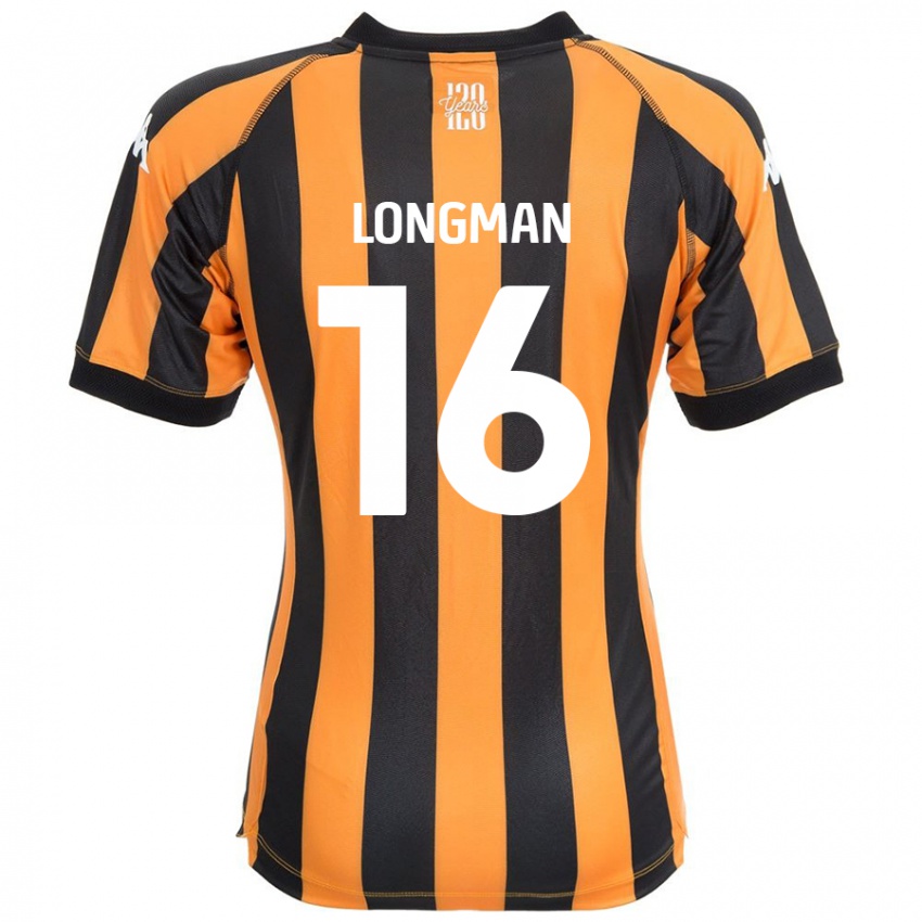 Pánské Ryan Longman #16 Černá Ambra Domů Hráčské Dresy 2024/25 Dres