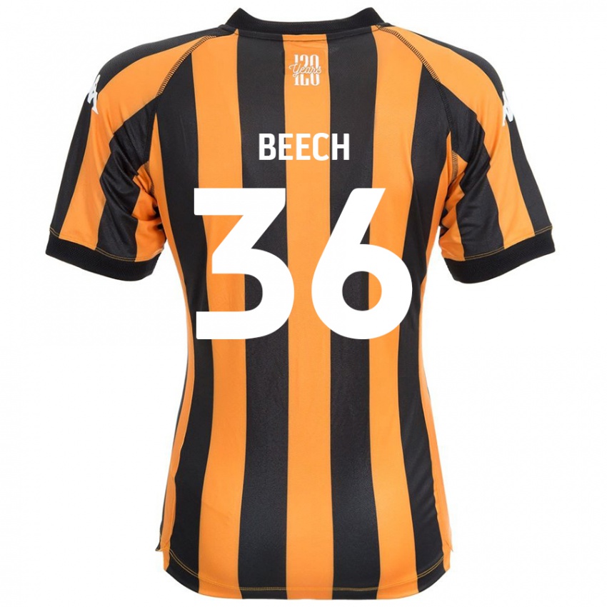 Pánské Amy Beech #36 Černá Ambra Domů Hráčské Dresy 2024/25 Dres