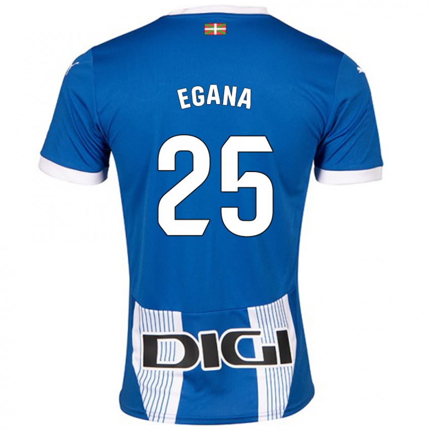 Pánské Eider Egaña #25 Modrý Domů Hráčské Dresy 2024/25 Dres