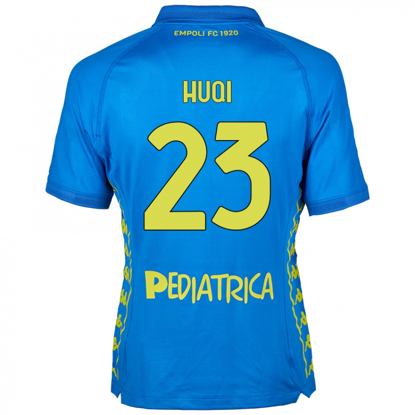 Pánské Mattia Huqi #23 Modrý Domů Hráčské Dresy 2024/25 Dres