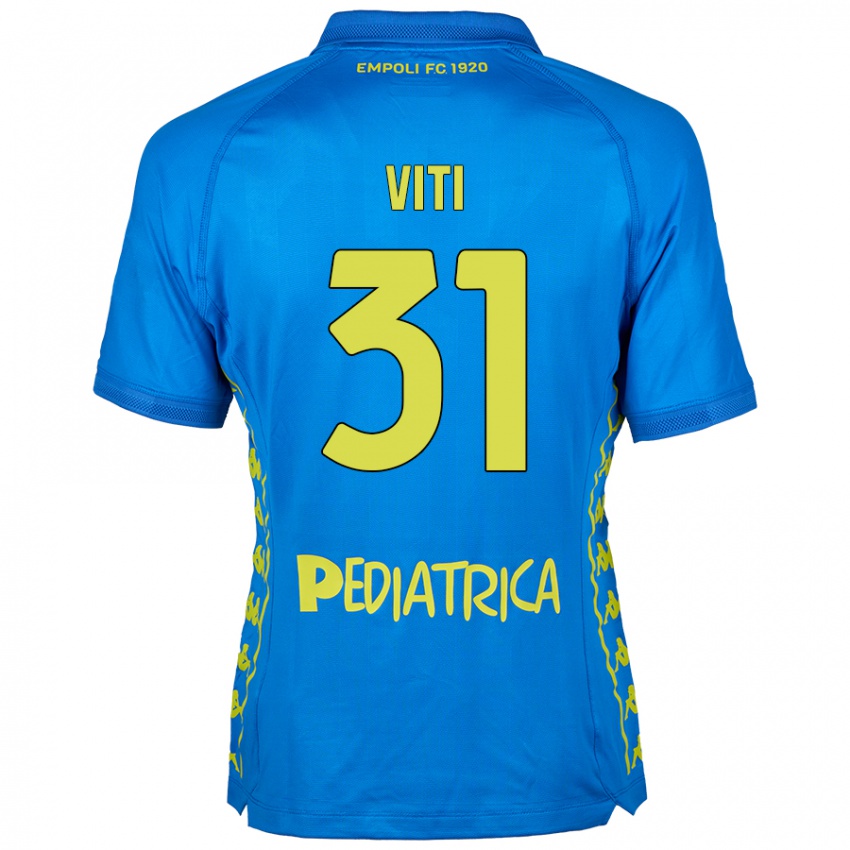 Pánské Vittorio Viti #31 Modrý Domů Hráčské Dresy 2024/25 Dres