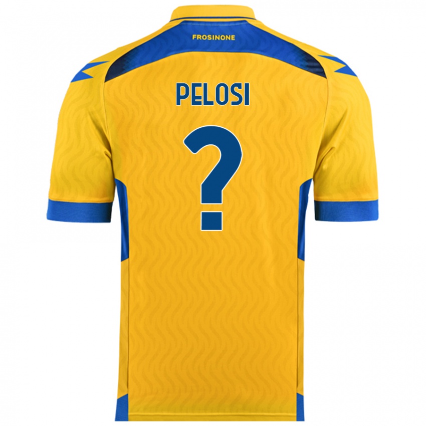 Pánské Dario Pelosi #0 Žluť Domů Hráčské Dresy 2024/25 Dres