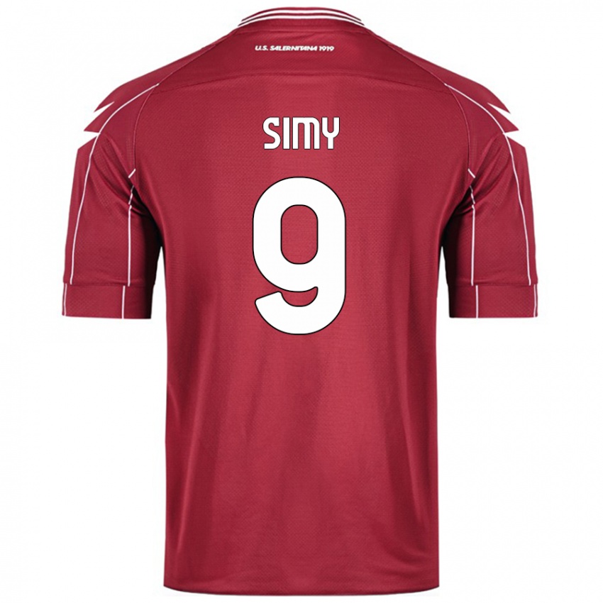 Pánské Simy #9 Burgundské Domů Hráčské Dresy 2024/25 Dres