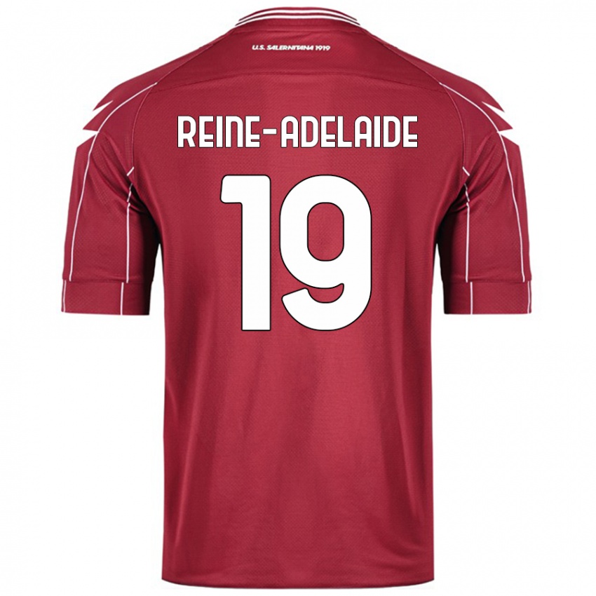 Pánské Jeff Reine-Adelaide #19 Burgundské Domů Hráčské Dresy 2024/25 Dres