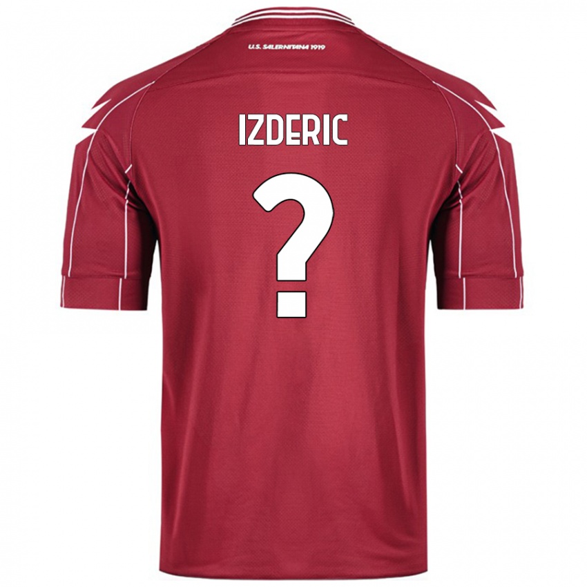 Pánské Luka Izderic #0 Burgundské Domů Hráčské Dresy 2024/25 Dres