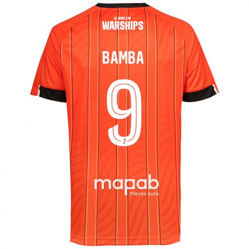 Pánské Mohamed Bamba #9 Pomerančový Domů Hráčské Dresy 2024/25 Dres