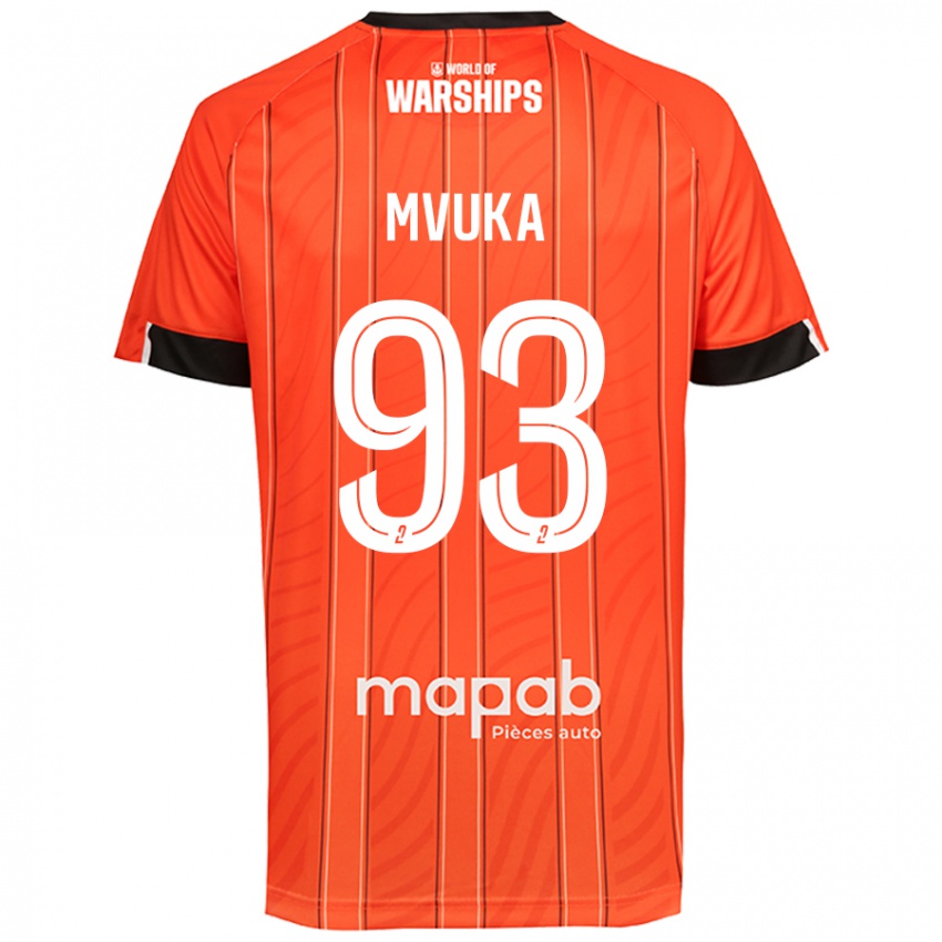 Pánské Joel Mvuka #93 Pomerančový Domů Hráčské Dresy 2024/25 Dres