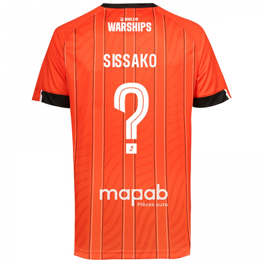 Pánské Mohamed Sissako #0 Pomerančový Domů Hráčské Dresy 2024/25 Dres