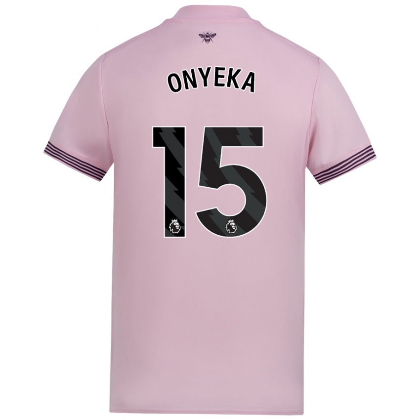 Pánské Frank Onyeka #15 Růžový Daleko Hráčské Dresy 2024/25 Dres