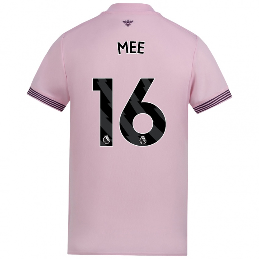 Pánské Ben Mee #16 Růžový Daleko Hráčské Dresy 2024/25 Dres