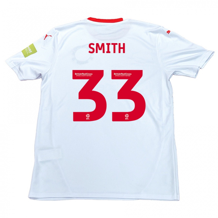 Pánské Pele Smith #33 Bílý Daleko Hráčské Dresy 2024/25 Dres