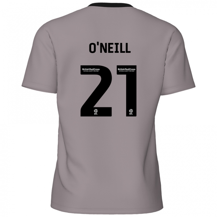 Pánské Ollie O'neill #21 Šedá Daleko Hráčské Dresy 2024/25 Dres