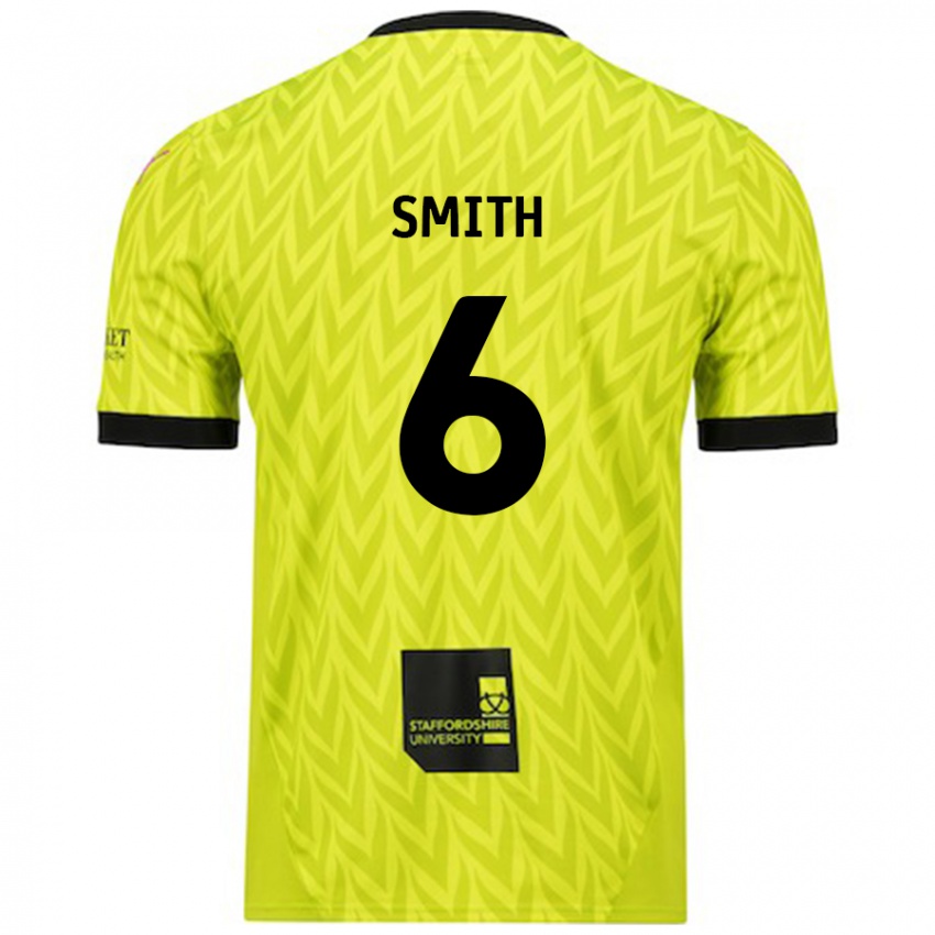 Pánské Nathan Smith #6 Fluorescenční Zelená Daleko Hráčské Dresy 2024/25 Dres