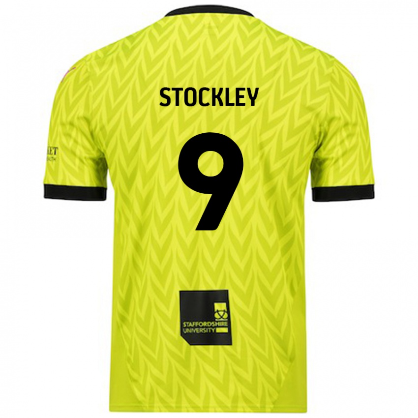 Pánské Jayden Stockley #9 Fluorescenční Zelená Daleko Hráčské Dresy 2024/25 Dres