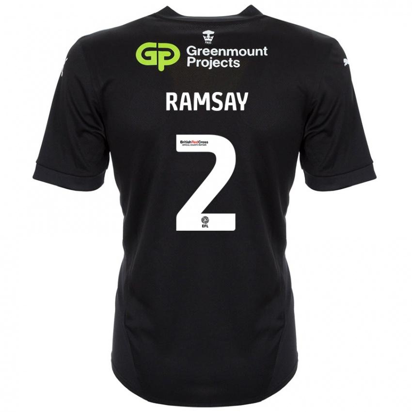 Pánské Calvin Ramsay #2 Černý Daleko Hráčské Dresy 2024/25 Dres