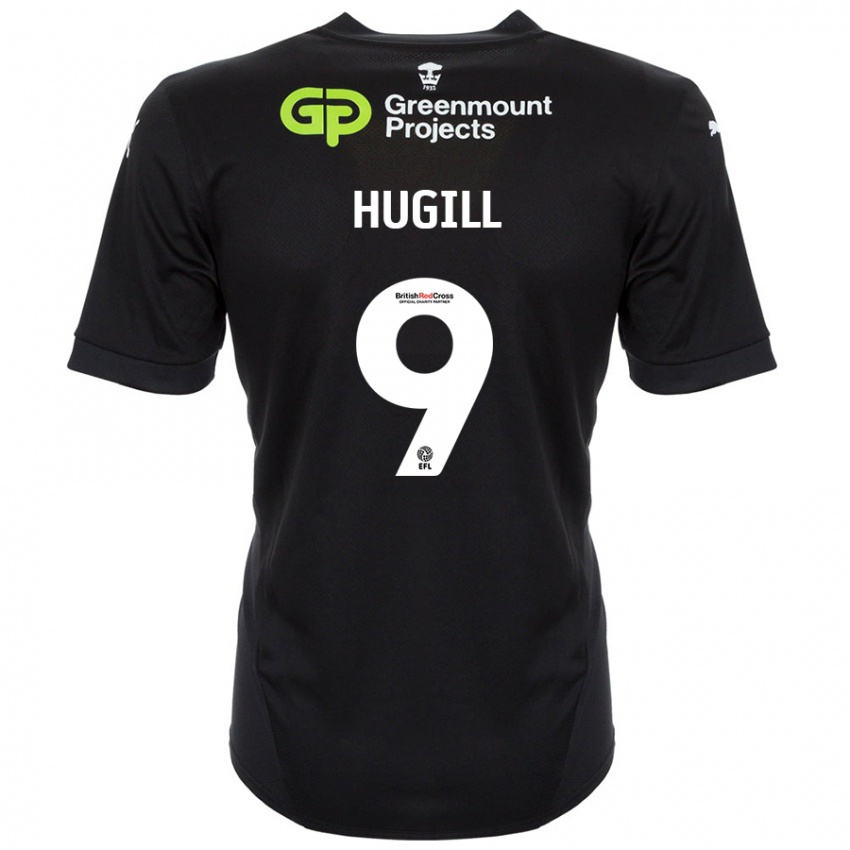 Pánské Joe Hugill #9 Černý Daleko Hráčské Dresy 2024/25 Dres