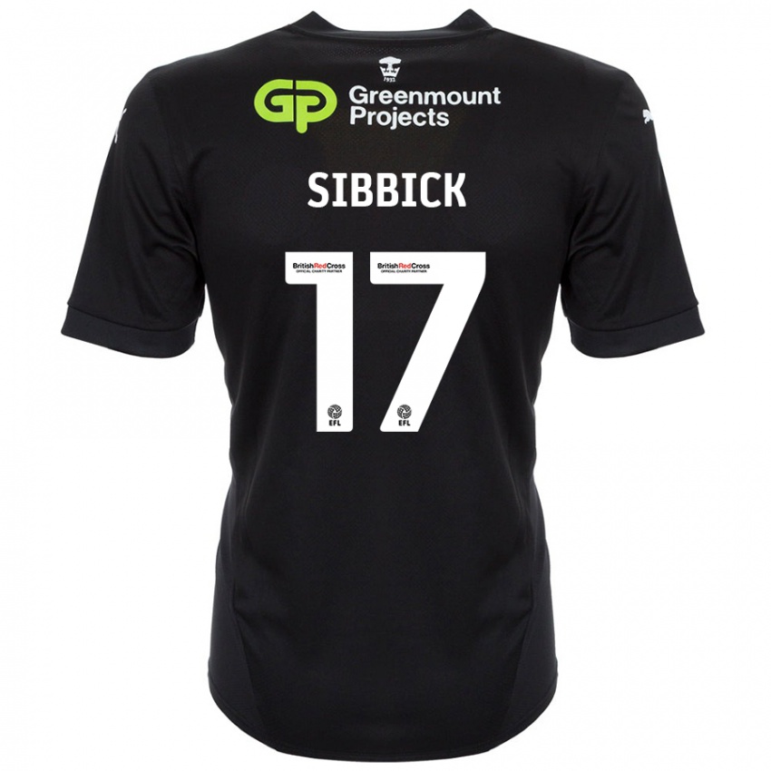 Pánské Toby Sibbick #17 Černý Daleko Hráčské Dresy 2024/25 Dres