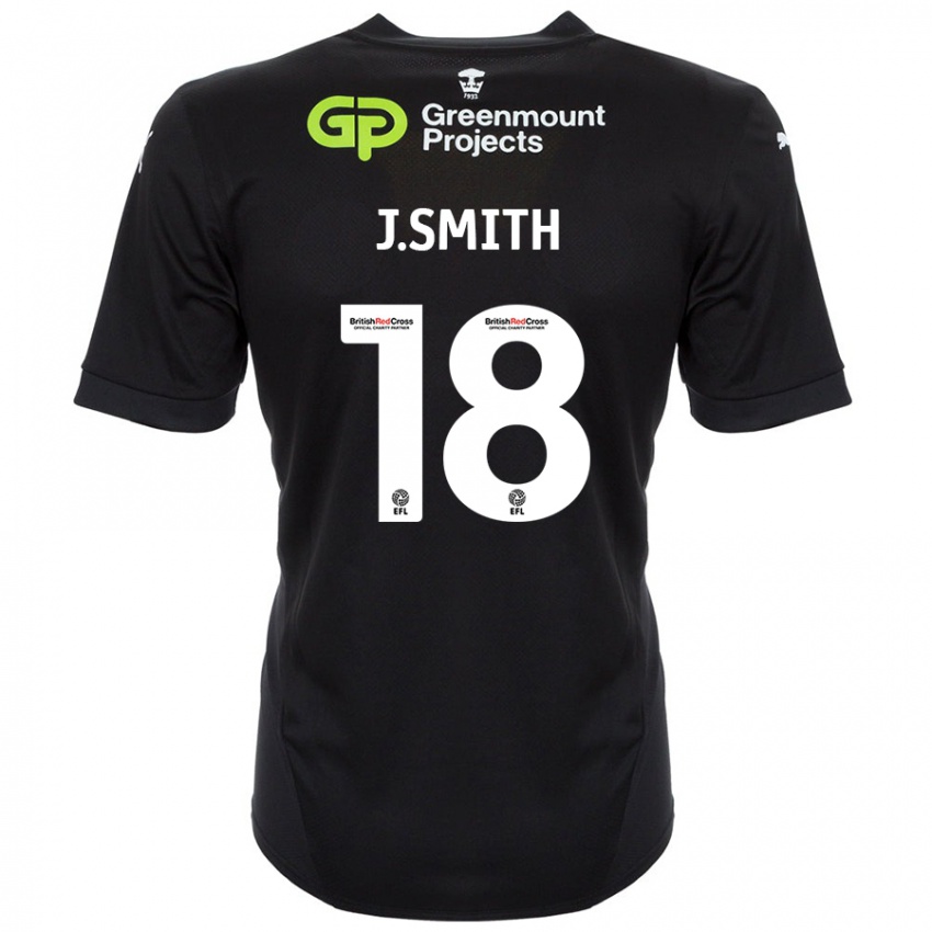 Pánské Jonny Smith #18 Černý Daleko Hráčské Dresy 2024/25 Dres