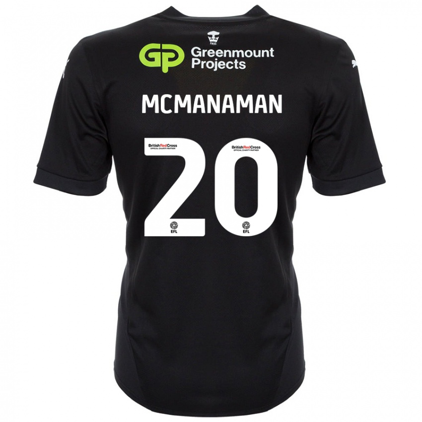 Pánské Callum Mcmanaman #20 Černý Daleko Hráčské Dresy 2024/25 Dres