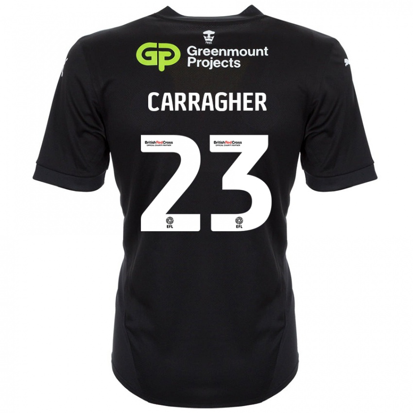 Pánské James Carragher #23 Černý Daleko Hráčské Dresy 2024/25 Dres