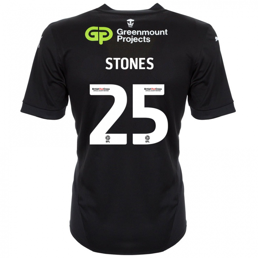 Pánské Josh Stones #25 Černý Daleko Hráčské Dresy 2024/25 Dres