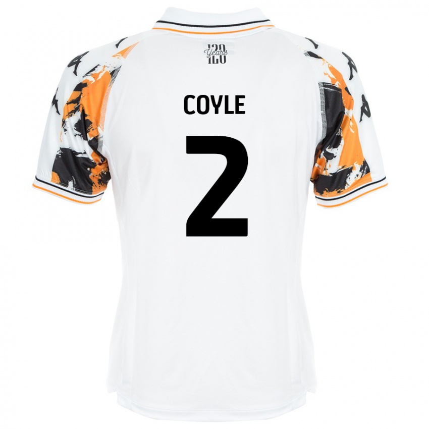 Pánské Lewie Coyle #2 Bílý Daleko Hráčské Dresy 2024/25 Dres