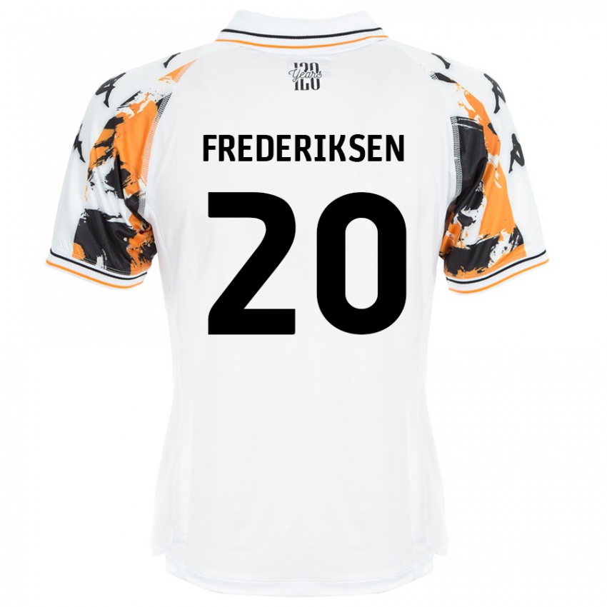 Pánské Abbey Frederiksen #20 Bílý Daleko Hráčské Dresy 2024/25 Dres