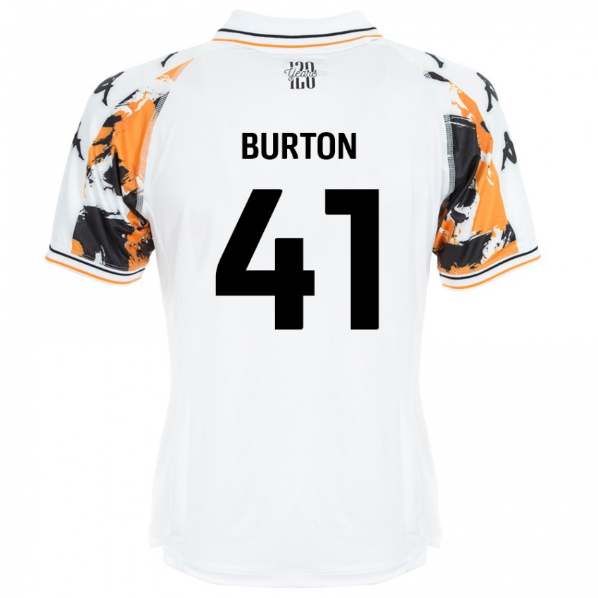 Pánské Jess Burton #41 Bílý Daleko Hráčské Dresy 2024/25 Dres