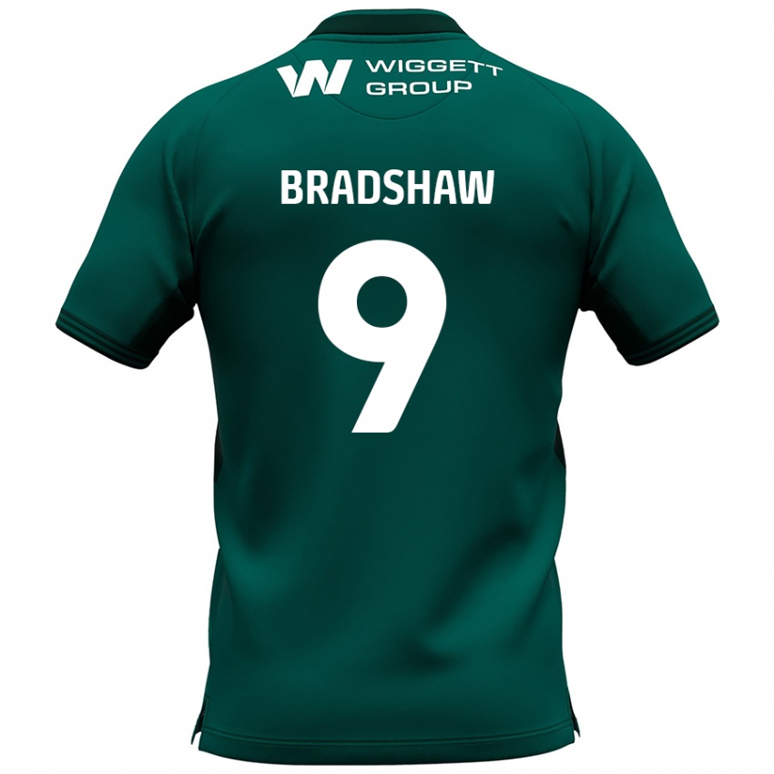 Pánské Tom Bradshaw #9 Zelený Daleko Hráčské Dresy 2024/25 Dres