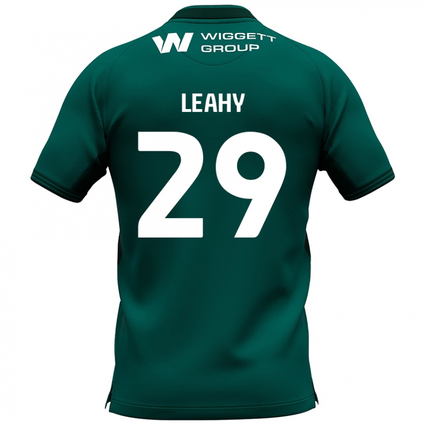 Pánské Tom Leahy #29 Zelený Daleko Hráčské Dresy 2024/25 Dres