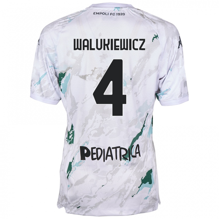 Pánské Sebastian Walukiewicz #4 Šedá Daleko Hráčské Dresy 2024/25 Dres