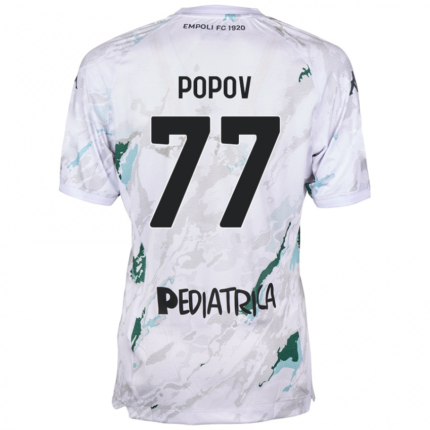 Pánské Bogdan Popov #77 Šedá Daleko Hráčské Dresy 2024/25 Dres