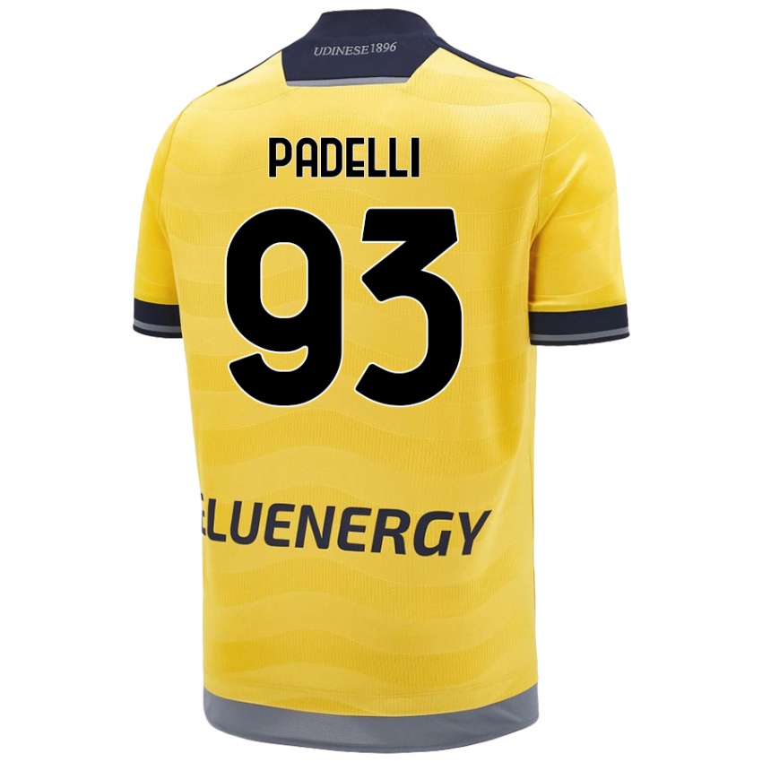 Pánské Daniele Padelli #93 Zlatý Daleko Hráčské Dresy 2024/25 Dres